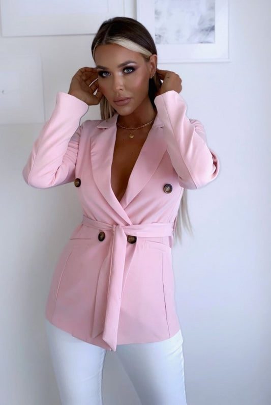 Pink Blazer - Premium variable from Tooksie - Just $41.99! Shop now at Tooksie