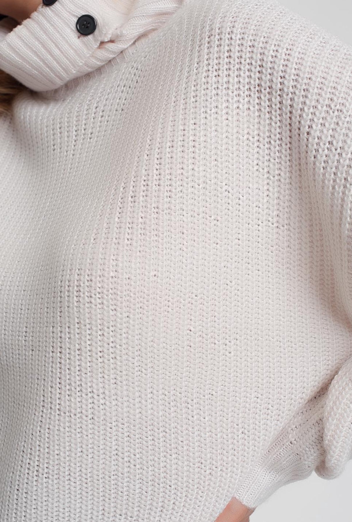 Ivory Knitted Sweater - Premium variable from Tooksie - Just $39.99! Shop now at Tooksie