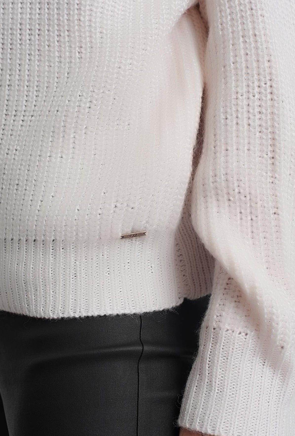 Ivory Knitted Sweater - Premium variable from Tooksie - Just $39.99! Shop now at Tooksie