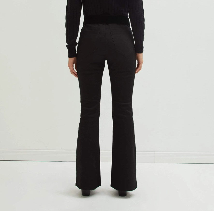 Black Boot Cut Trousers - Premium variable from Tooksie - Just $35.99! Shop now at Tooksie