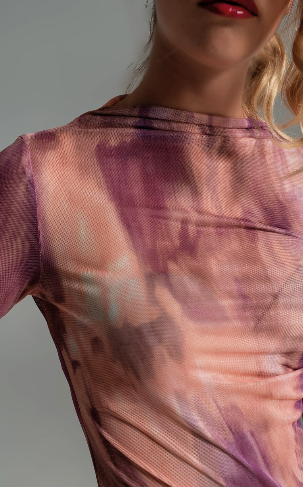 Pink Mesh Top - Premium variable from Tooksie - Just $38.99! Shop now at Tooksie