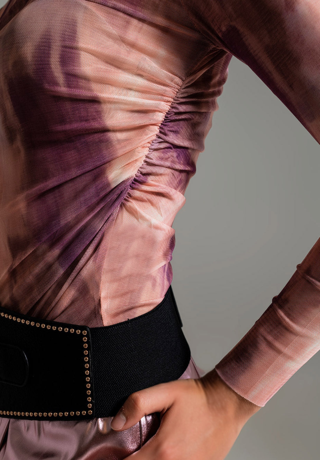 Pink Mesh Top - Premium variable from Tooksie - Just $38.99! Shop now at Tooksie