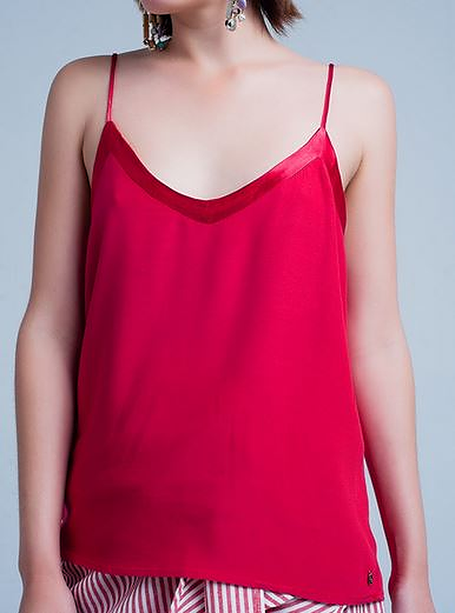 Red Cami Top - Premium variable from Tooksie - Just $19.99! Shop now at Tooksie