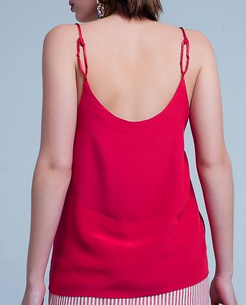 Red Cami Top - Premium variable from Tooksie - Just $19.99! Shop now at Tooksie