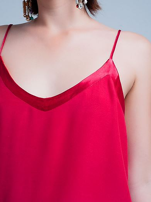 Red Cami Top - Premium variable from Tooksie - Just $19.99! Shop now at Tooksie