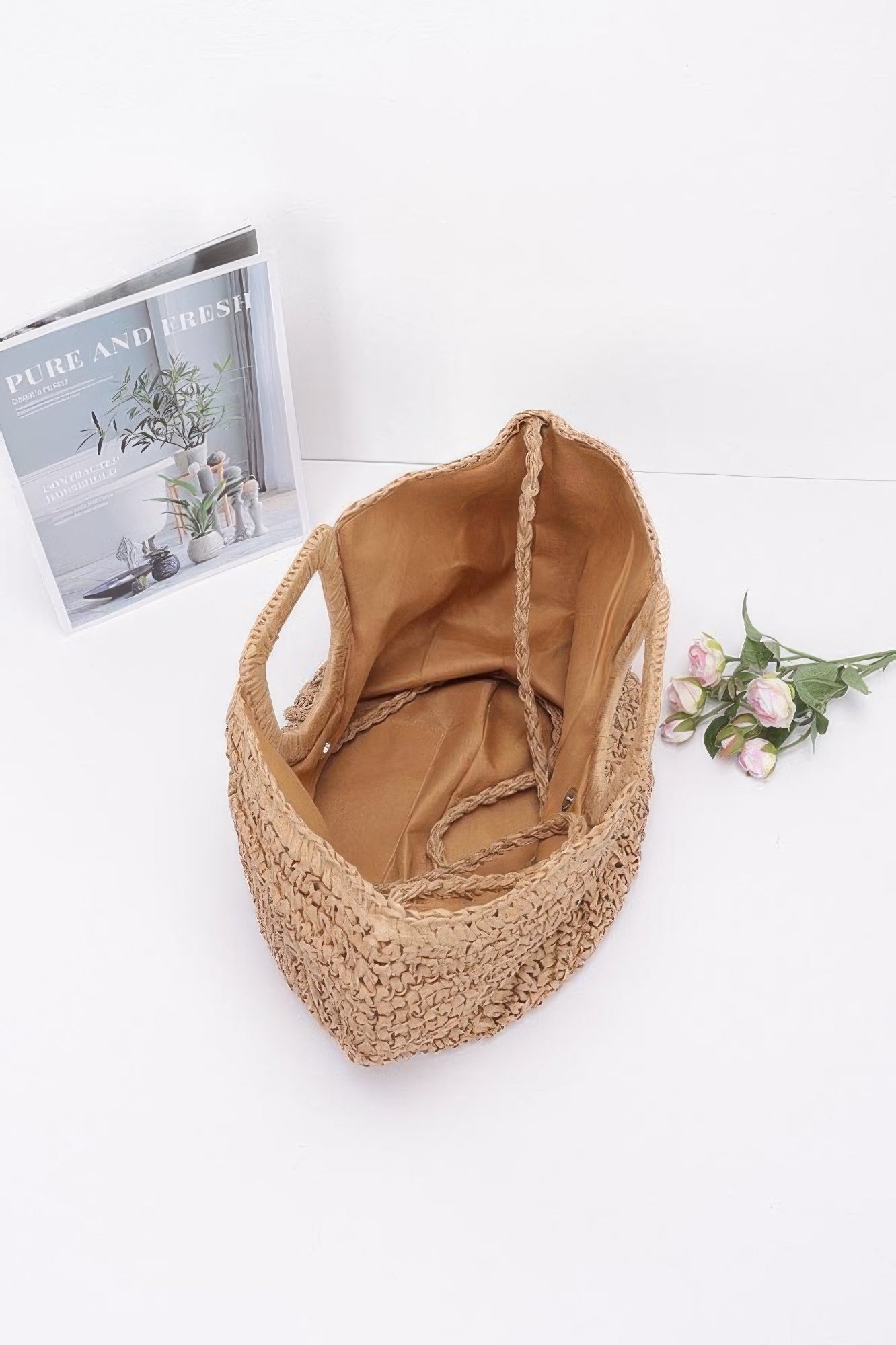 Woven Summer Tote - Premium variation from Tooksie - Just $72.99! Shop now at Tooksie