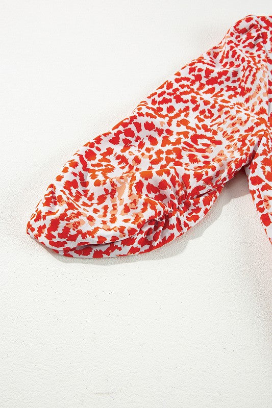 Red Leopard Print Mini Dress - Premium  from Tooksie - Just $53.99! Shop now at Tooksie