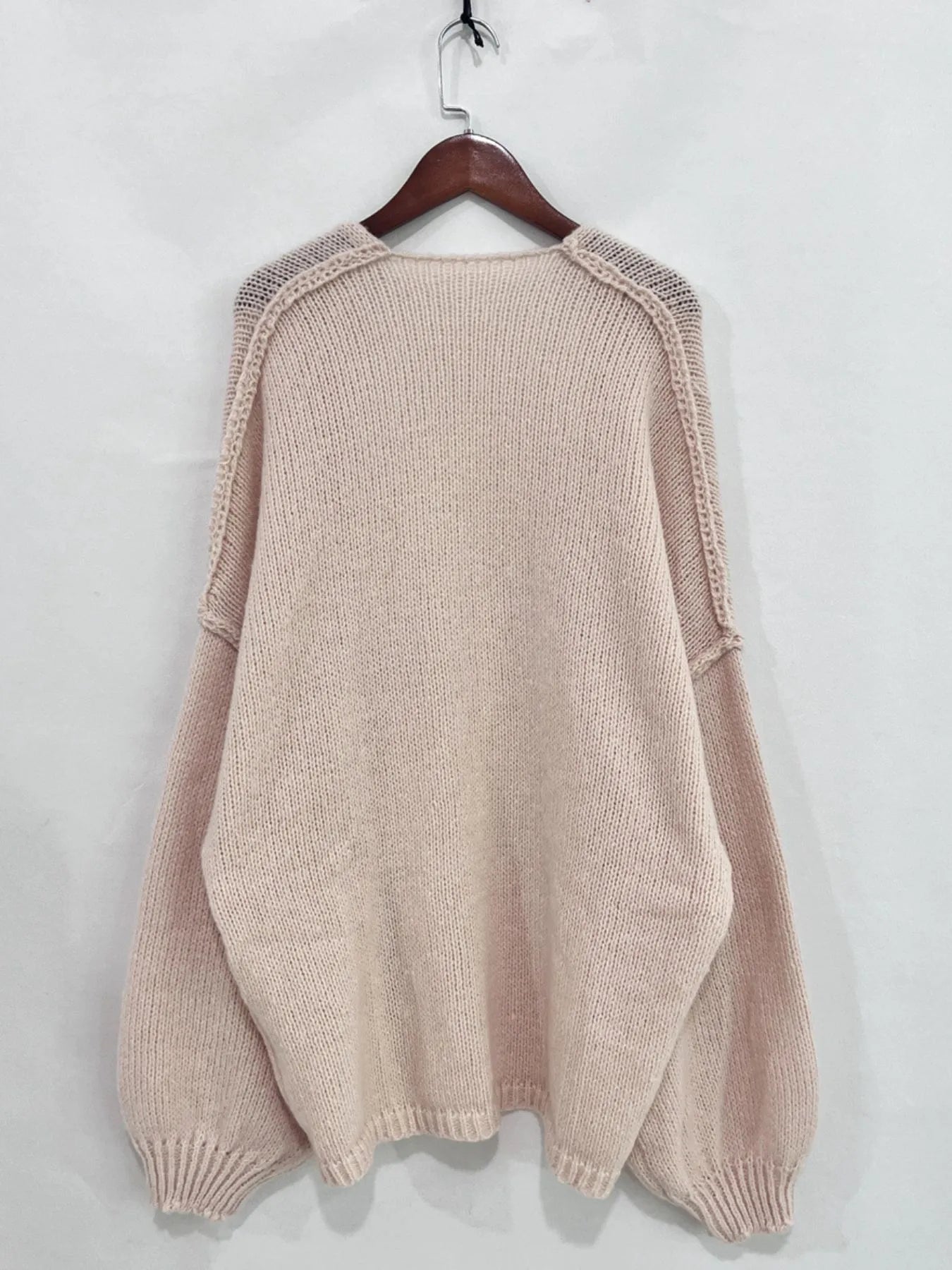 Open Front Dropped Shoulder Cardigan - Premium variable from Tooksie - Just $44.99! Shop now at Tooksie