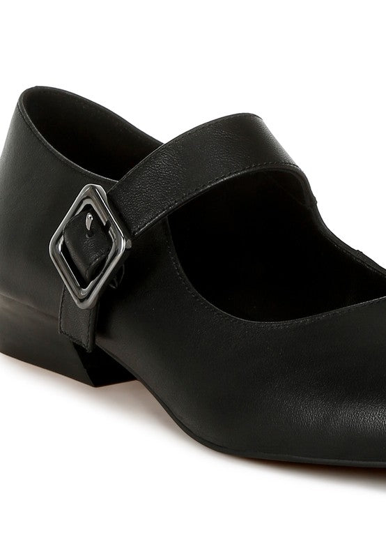 Black Mary Jane Flats - Premium variable from Tooksie - Just $91.99! Shop now at Tooksie