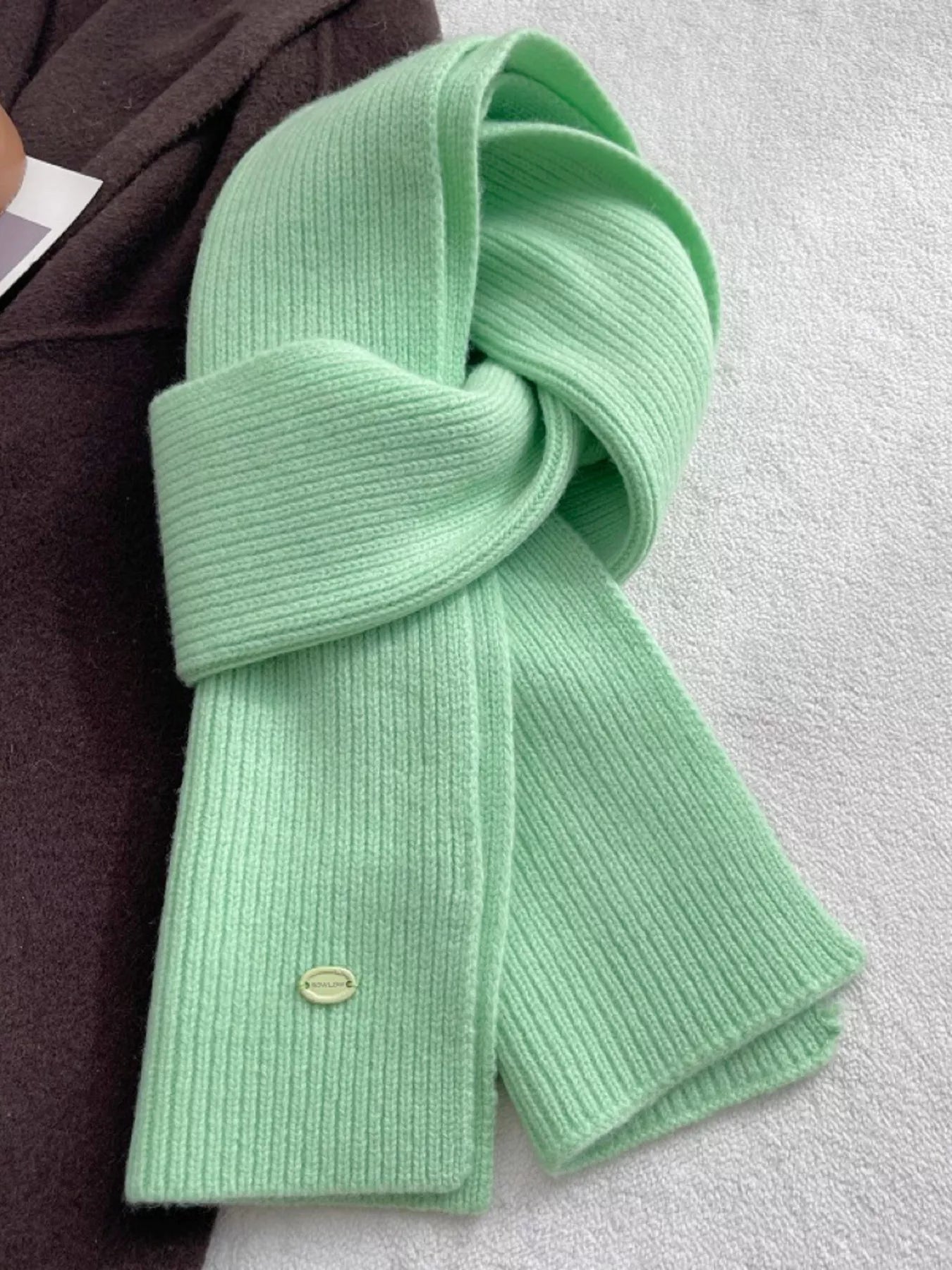 Soft Wool Knit Scarf - Premium variable from Tooksie - Just $49.99! Shop now at Tooksie