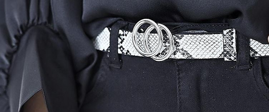 Snake Print Belt - Premium variable from Tooksie - Just $15.99! Shop now at Tooksie