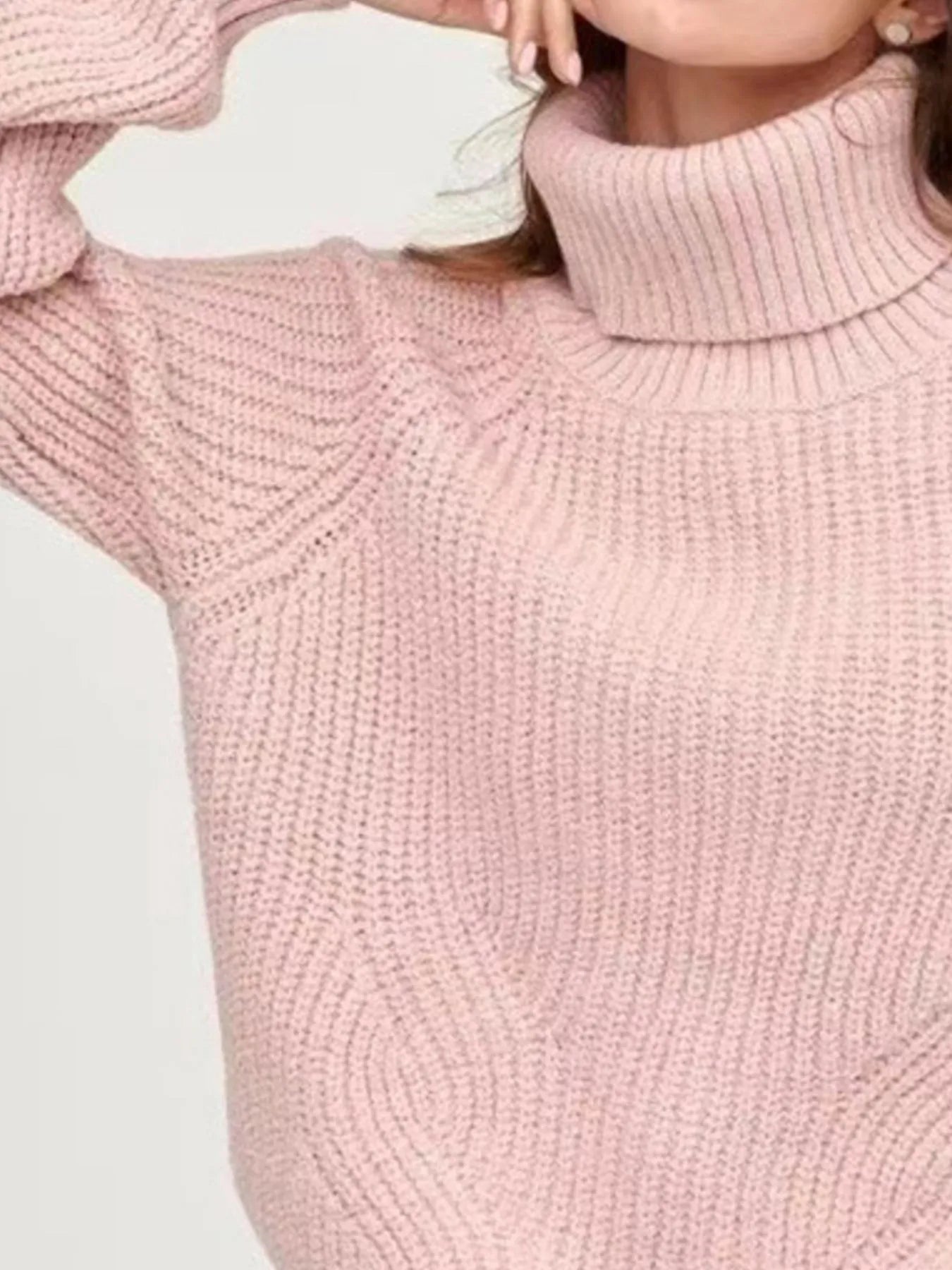 Turtleneck Long Sleeve Sweater - Premium variable from Tooksie - Just $38.99! Shop now at Tooksie