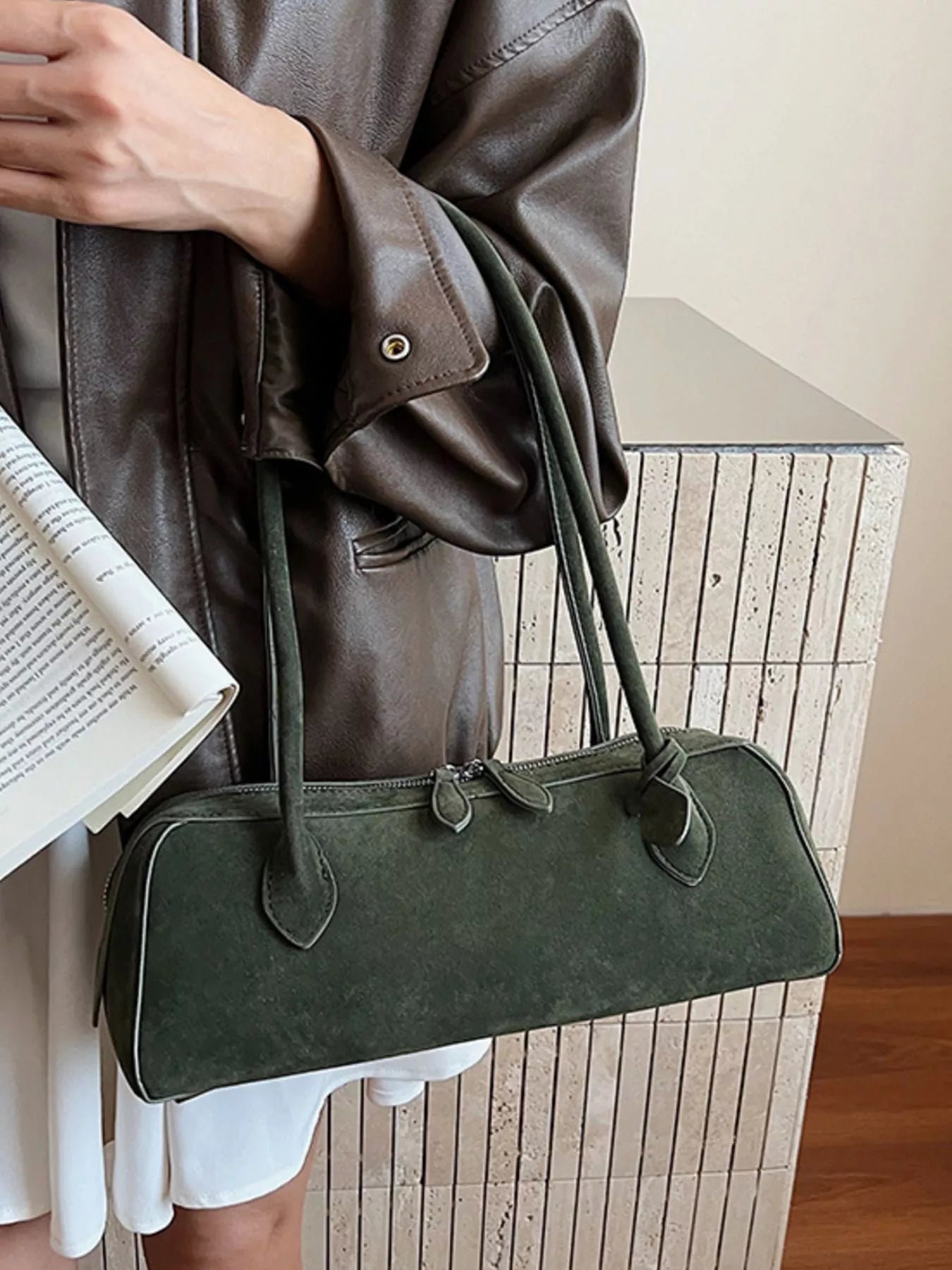 Soft Oblong Shoulder Bag - Premium variable from Tooksie - Just $39.99! Shop now at Tooksie