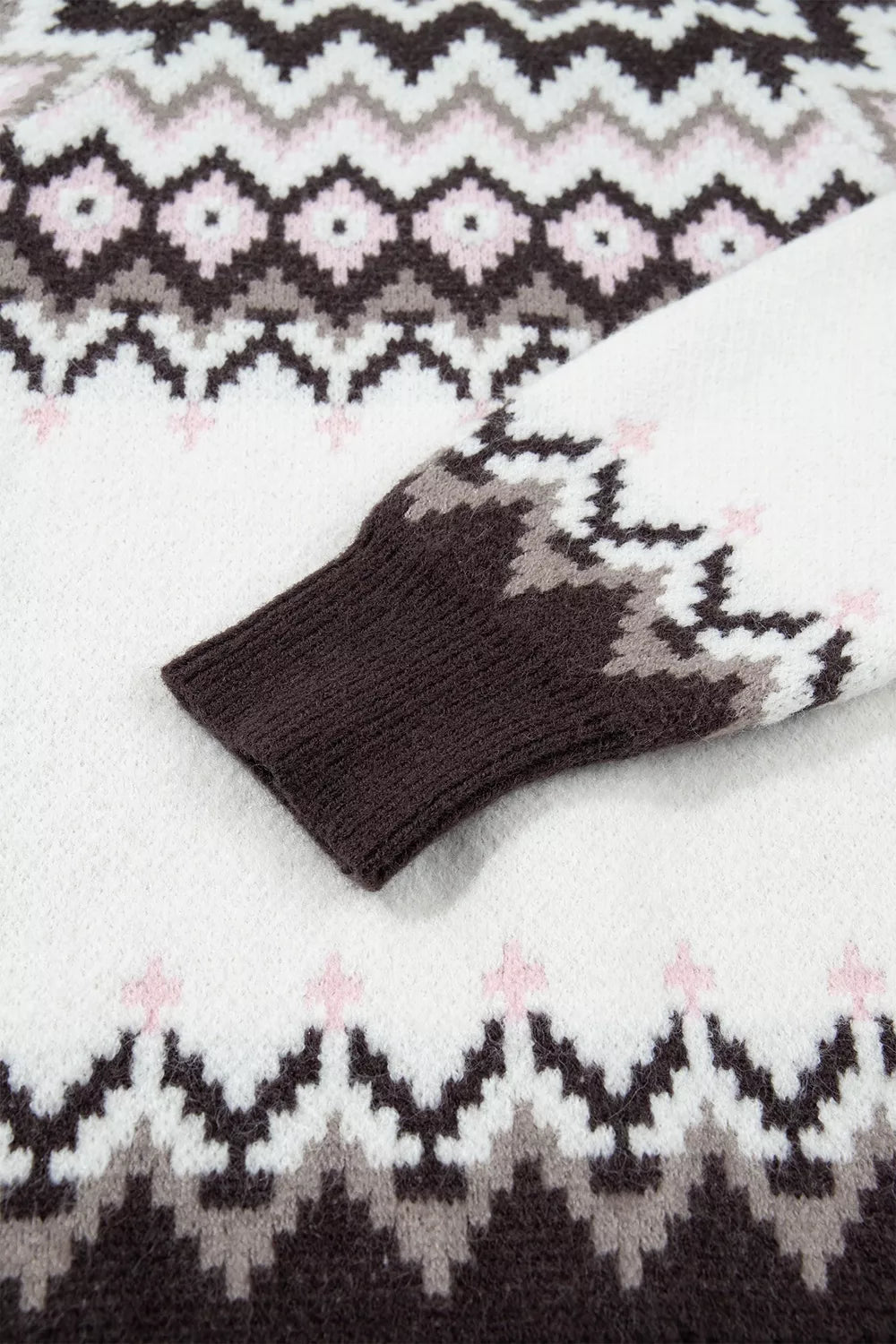 Fair Isle Buttoned Knit Cardigan - Premium variable from Tooksie - Just $58.99! Shop now at Tooksie