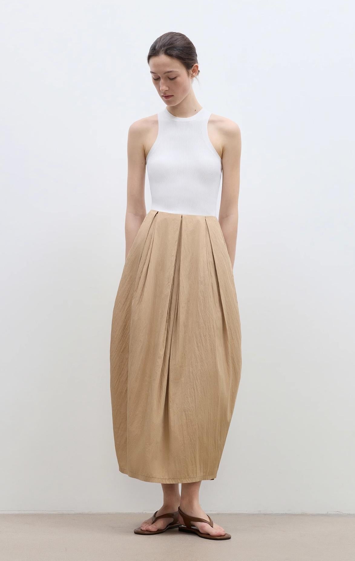 Flower Bud Midi Skirt - Premium variable from Tooksie - Just $85.99! Shop now at Tooksie