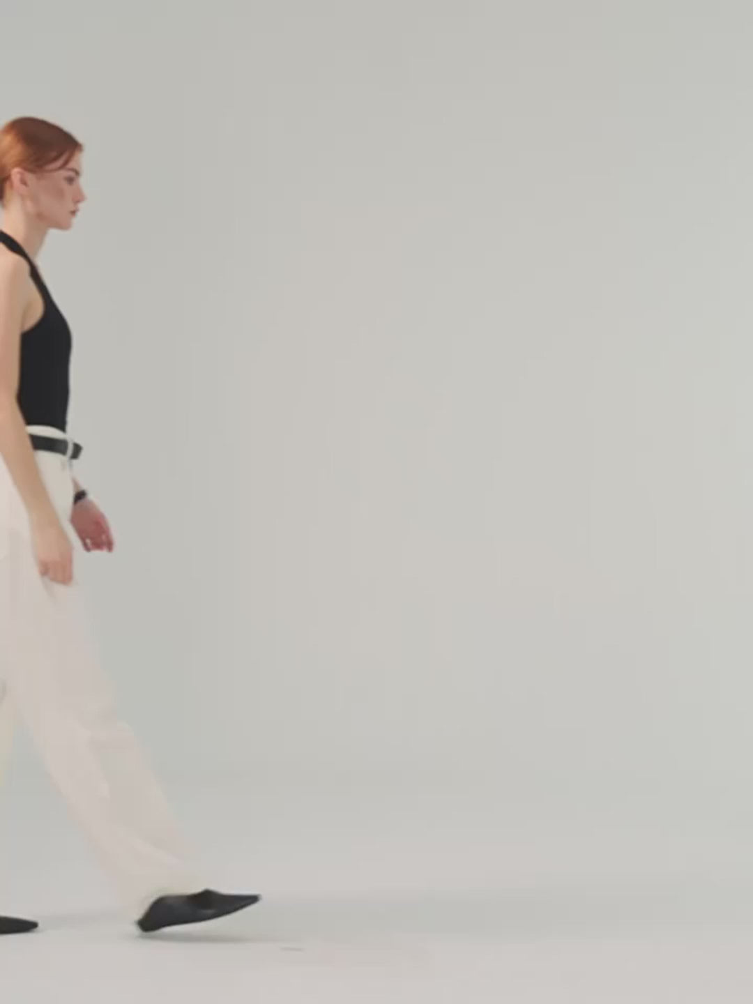 White Wide-Leg Trousers - Premium variable from Tooksie - Just $109.99! Shop now at Tooksie