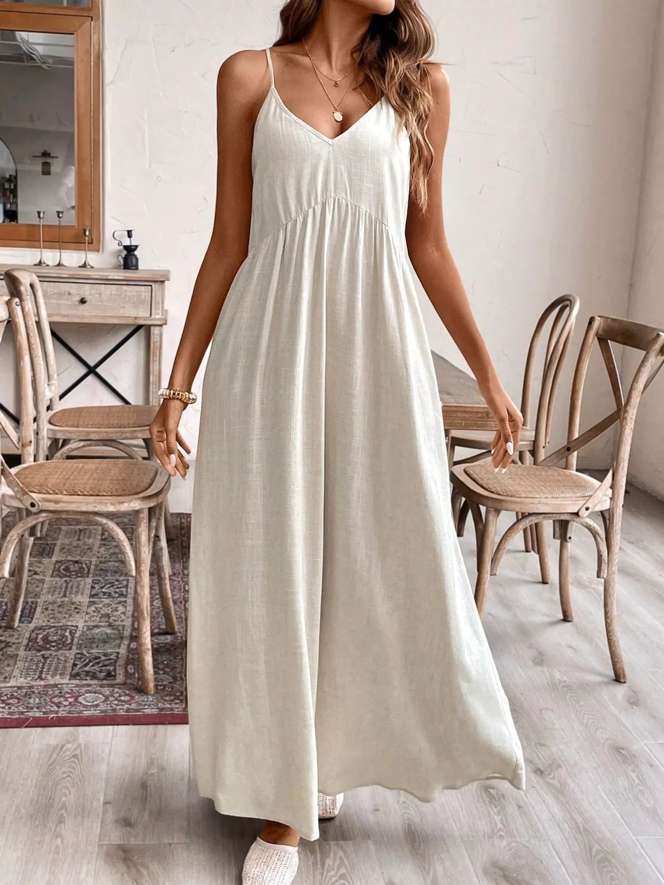 Spaghetti Strap Maxi Dress - Premium variable from Tooksie - Just $45.99! Shop now at Tooksie