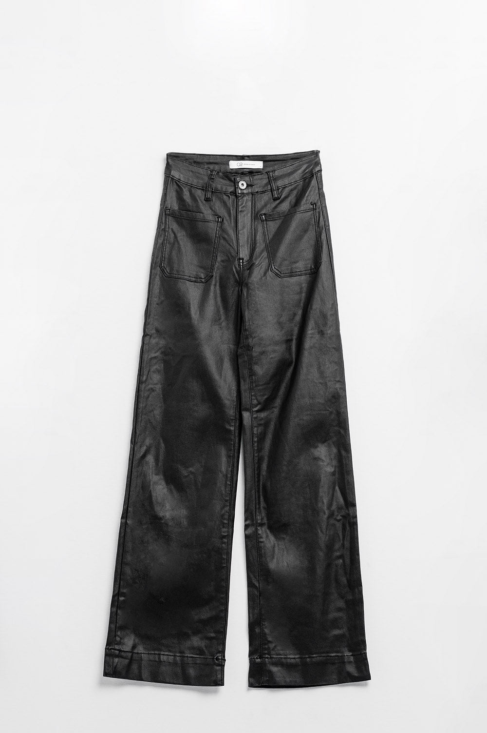 Wide Leg Faux Leather Trousers - Premium variable from Tooksie - Just $74.90! Shop now at Tooksie