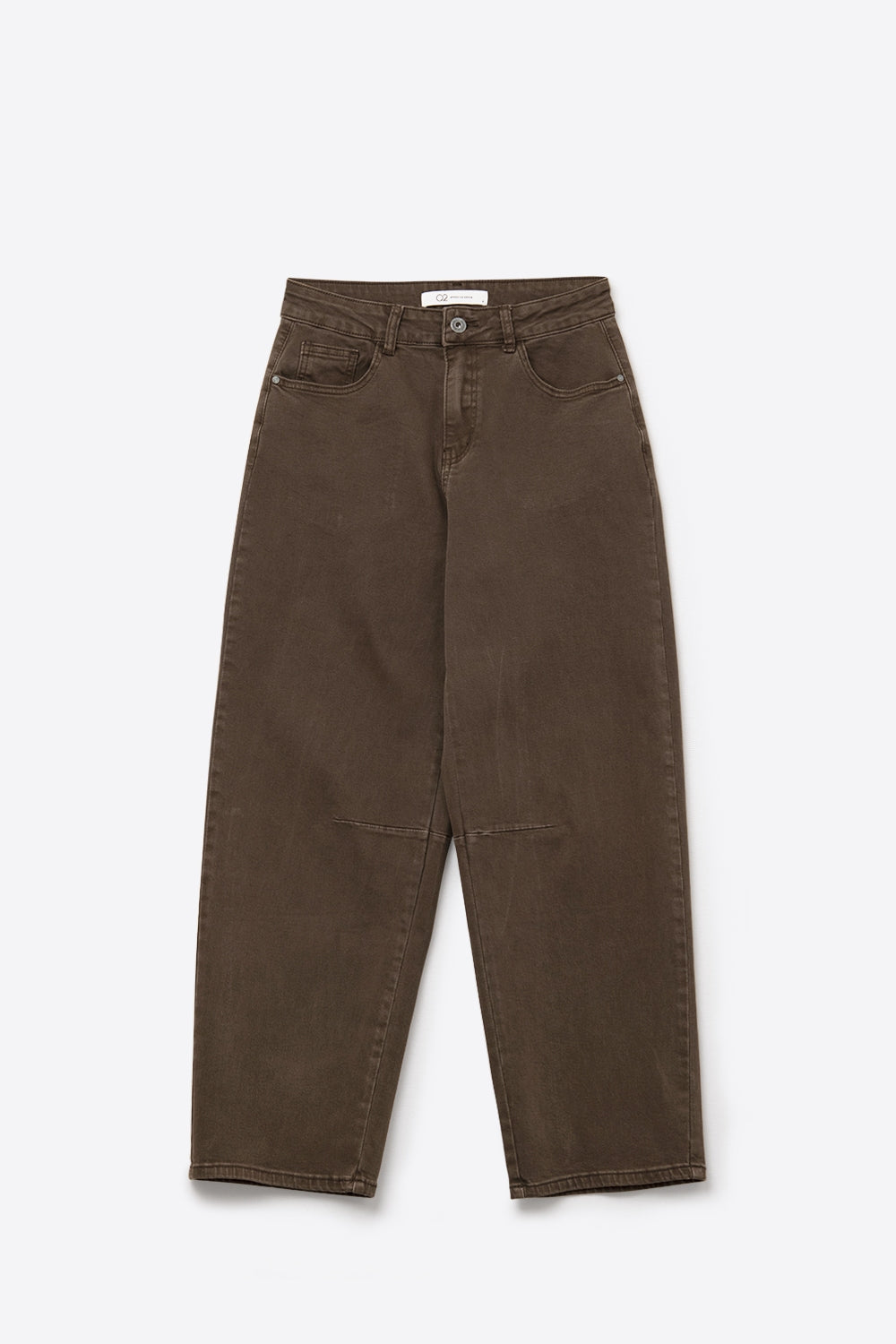 Brown Barrel Leg Jeans - Premium variable from Tooksie - Just $74.90! Shop now at Tooksie