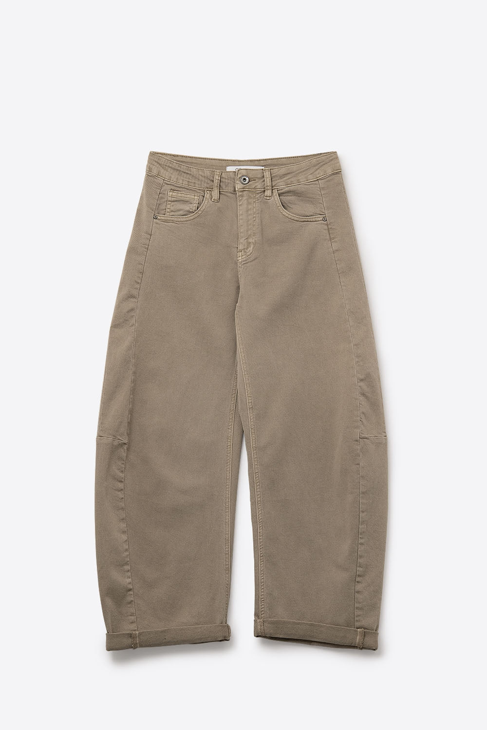 Beige Barrel Jeans - Premium variable from Tooksie - Just $79.90! Shop now at Tooksie