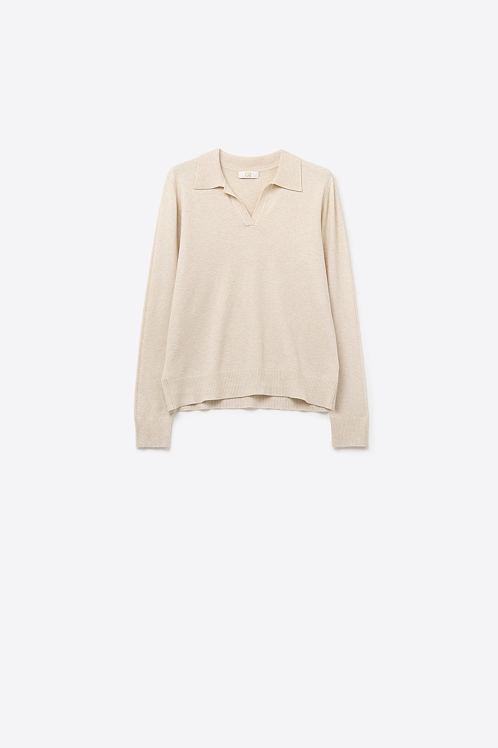 V-Neck Polo Collar Sweater - Premium simple from Tooksie - Just $59.90! Shop now at Tooksie
