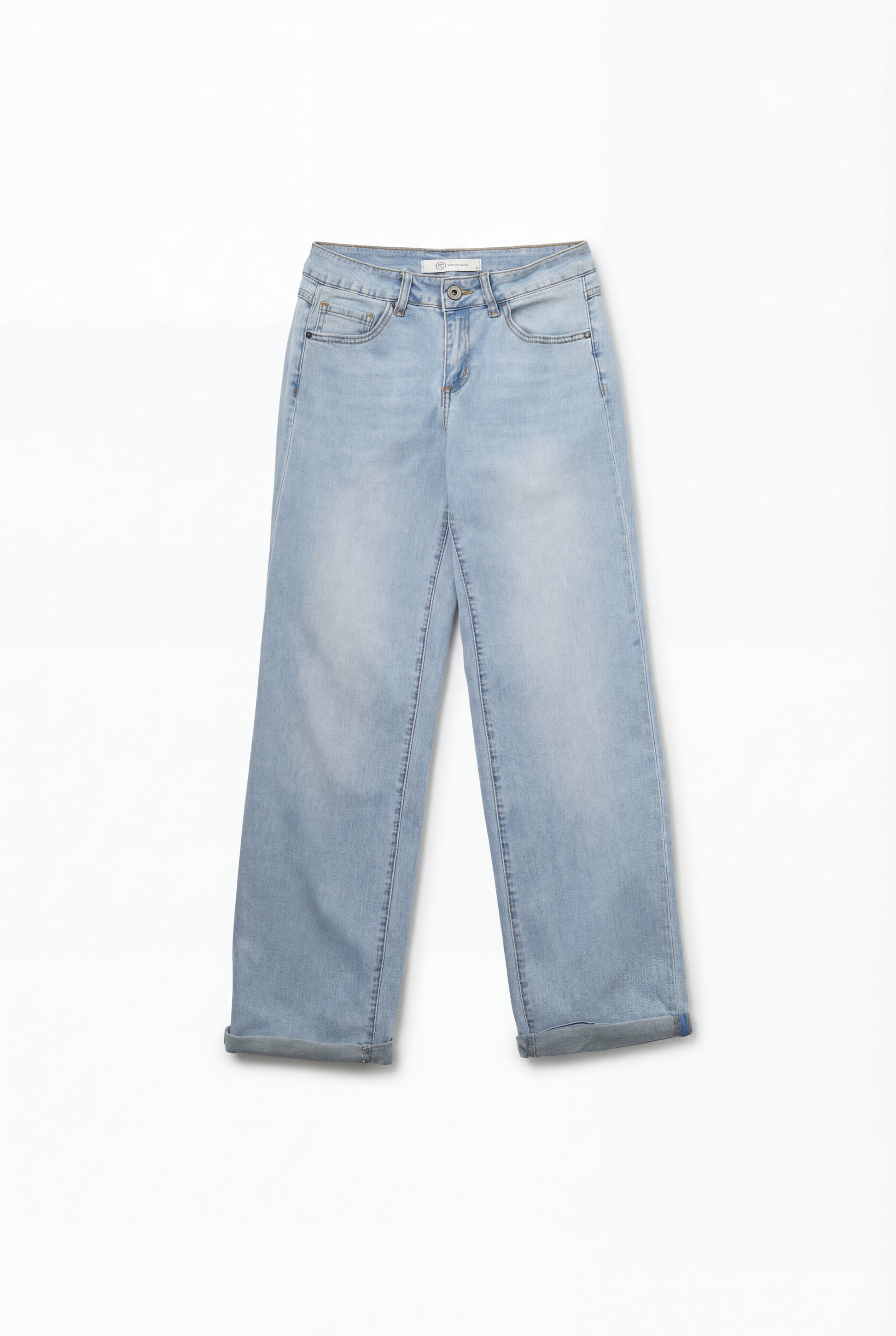 Straight Leg Light Wash Jeans - Premium variable from Tooksie - Just $79.90! Shop now at Tooksie