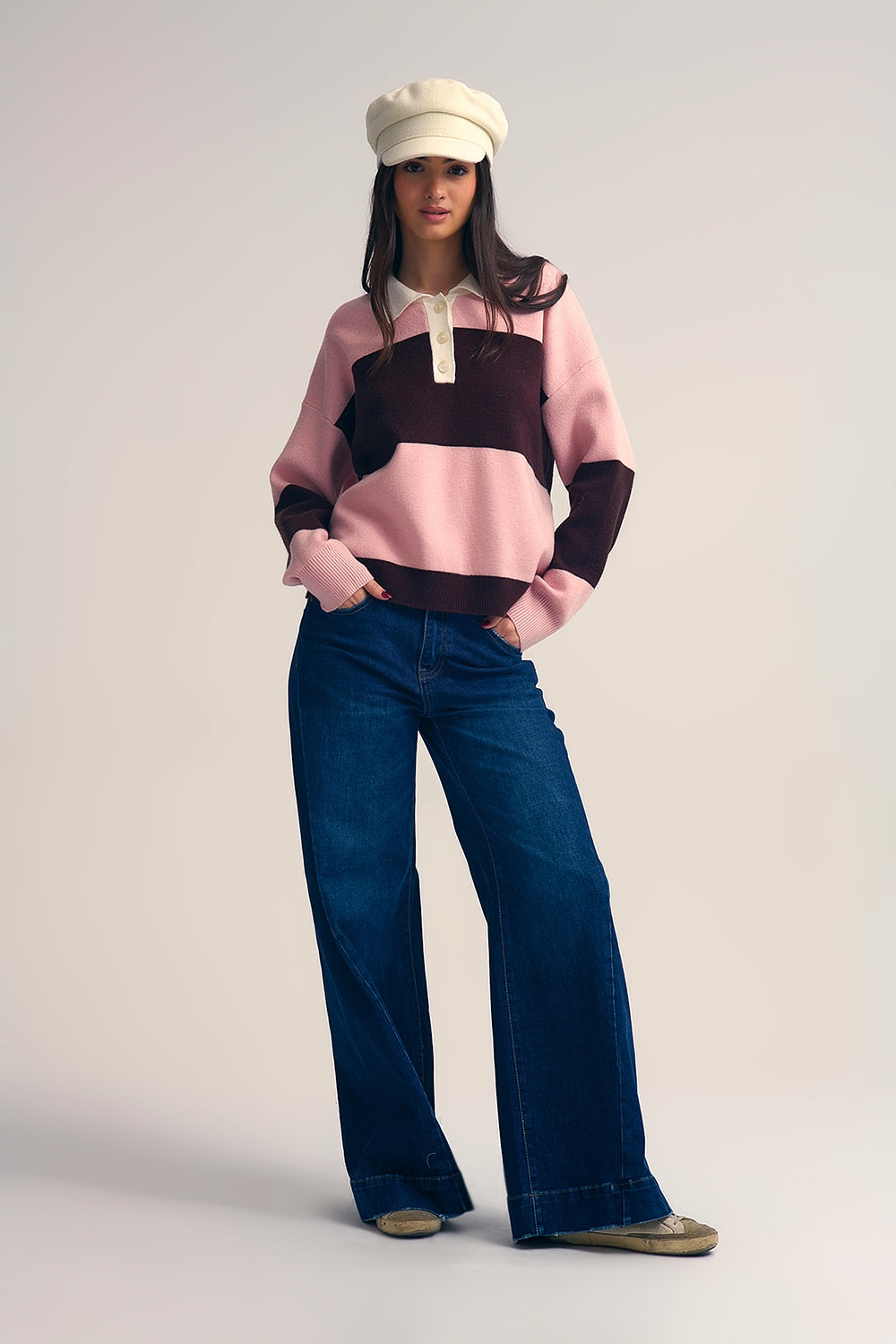 Dark Wash Wide Leg Jeans - Premium variable from Tooksie - Just $84.90! Shop now at Tooksie