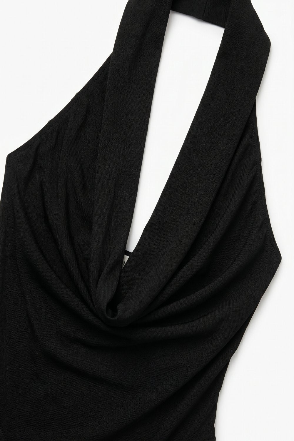 Black Cowl Neck Halter Bodysuit - Premium variable from Tooksie - Just $54.90! Shop now at Tooksie