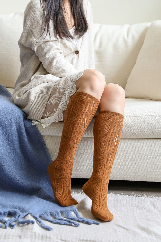 Classic Knit Calf Socks - Premium variable from Tooksie - Just $15.99! Shop now at Tooksie