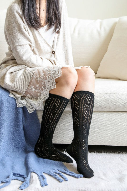 Classic Knit Calf Socks - Premium variable from Tooksie - Just $15.99! Shop now at Tooksie