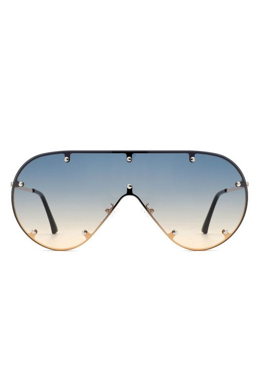 Retro Oversize Aviator Sunglasses - Premium variable from Tooksie - Just $13.99! Shop now at Tooksie
