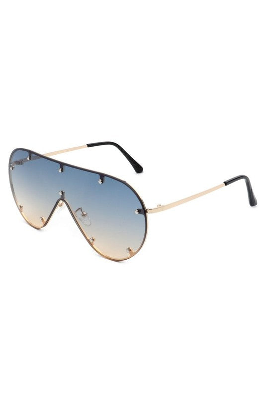 Retro Oversize Aviator Sunglasses - Premium variable from Tooksie - Just $13.99! Shop now at Tooksie