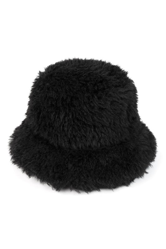 Faux Fur Bucket Hat - Premium variable from Tooksie - Just $42.99! Shop now at Tooksie