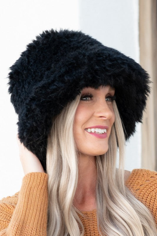 Faux Fur Bucket Hat - Premium variable from Tooksie - Just $42.99! Shop now at Tooksie