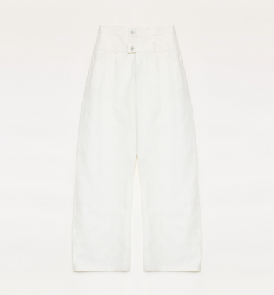 Relaxed Fit Linen Trousers - Premium variable from Tooksie - Just $126.99! Shop now at Tooksie