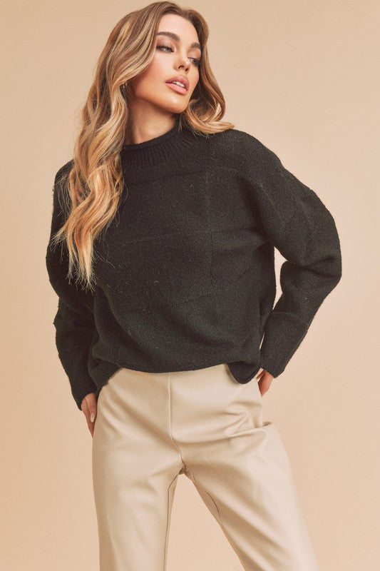 Mock Neck Sweater - Premium variable from Tooksie - Just $45.99! Shop now at Tooksie