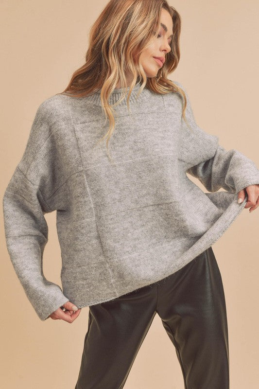 Mock Neck Sweater - Premium variable from Tooksie - Just $45.99! Shop now at Tooksie