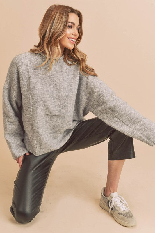 Mock Neck Sweater - Premium variable from Tooksie - Just $45.99! Shop now at Tooksie