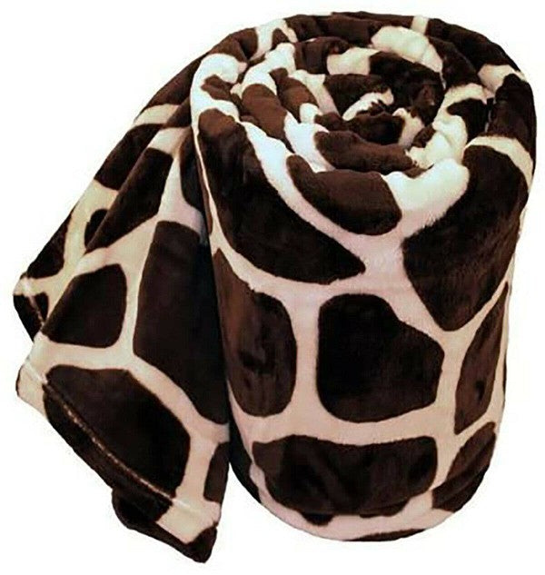 Giraffe Print Throw Blanket - Premium variable from Tooksie - Just $24.99! Shop now at Tooksie