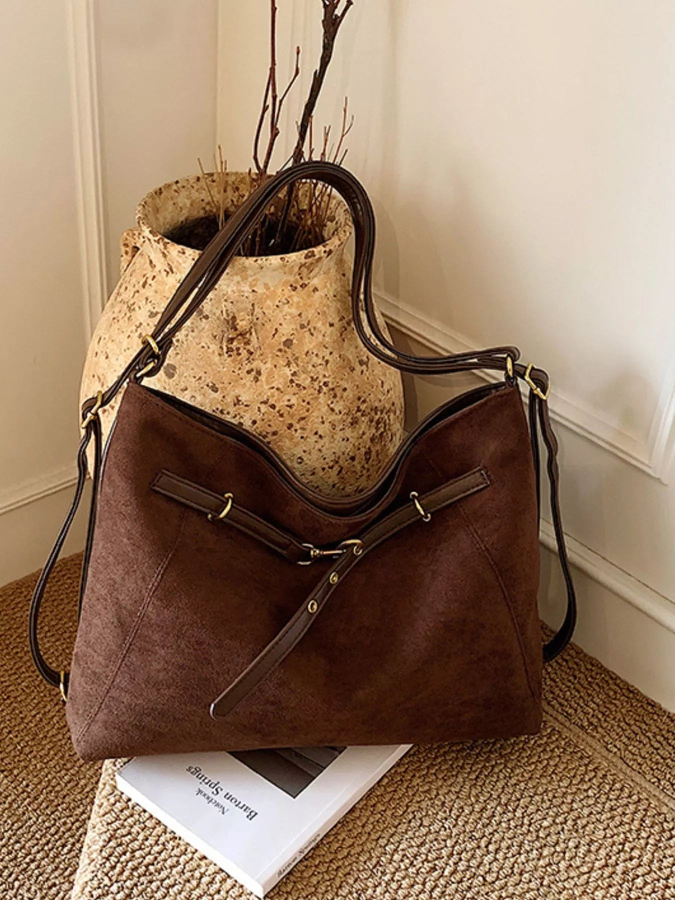 Vintage Soft Brushed Finish Tote - Premium variable from Tooksie - Just $30.99! Shop now at Tooksie