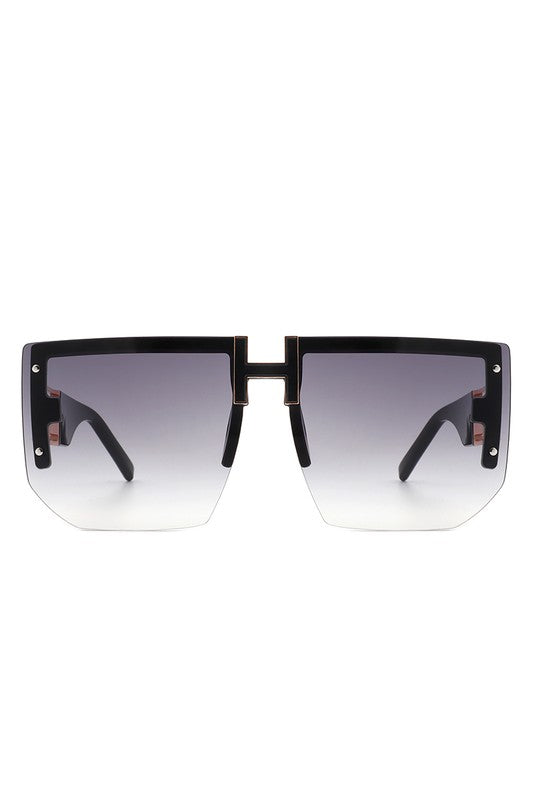 Square Oversize Flat Top Sunglasses- Premium  from Tooksie - Just $13.99! Shop now at Tooksie