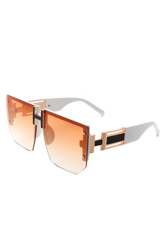 Square Oversize Flat Top Sunglasses - Premium variable from Tooksie - Just $13.99! Shop now at Tooksie