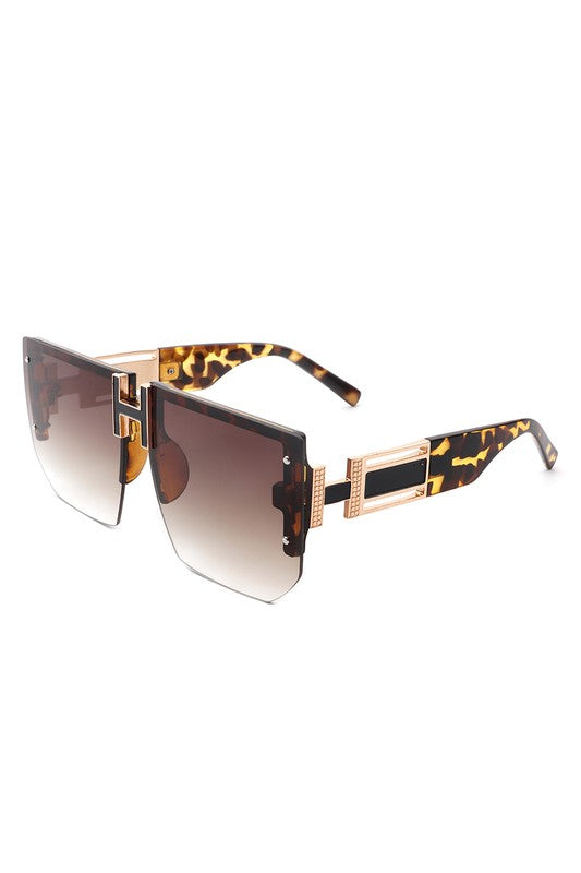 Square Oversize Flat Top Sunglasses - Premium variable from Tooksie - Just $13.99! Shop now at Tooksie