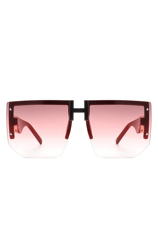 Square Oversize Flat Top Sunglasses - Premium variable from Tooksie - Just $13.99! Shop now at Tooksie