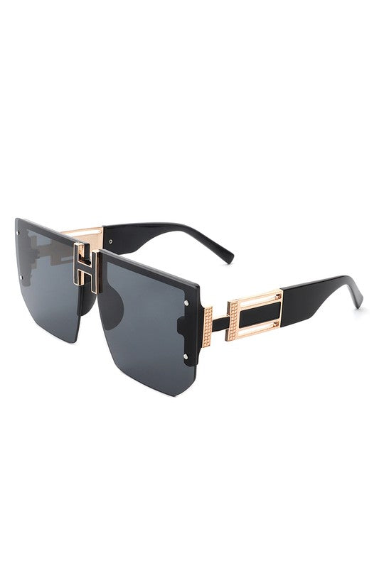 Square Oversize Flat Top Sunglasses - Premium variable from Tooksie - Just $13.99! Shop now at Tooksie