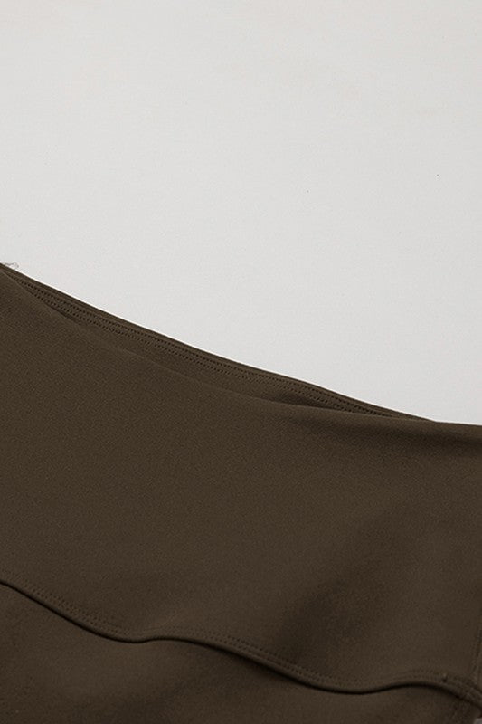 High-Rise Stretch Flared Yoga Pants - Premium variable from Tooksie - Just $46.99! Shop now at Tooksie