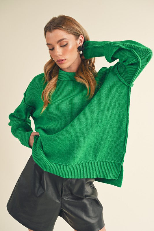 Crew Neck Sweater - Premium variable from Tooksie - Just $45.99! Shop now at Tooksie