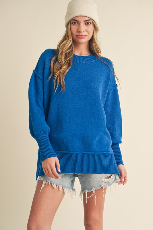Crew Neck Sweater - Premium variable from Tooksie - Just $45.99! Shop now at Tooksie