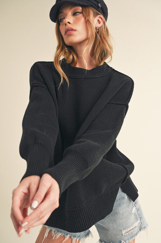 Crew Neck Sweater - Premium variable from Tooksie - Just $45.99! Shop now at Tooksie