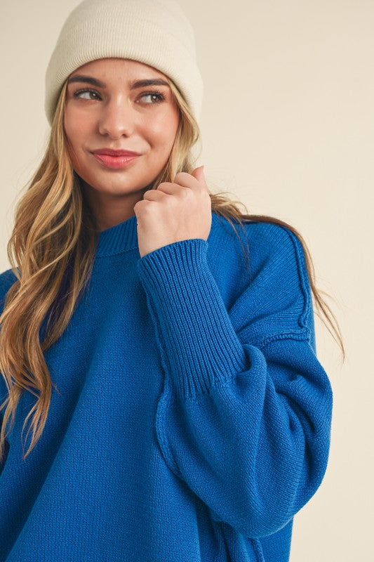 Crew Neck Sweater - Premium variable from Tooksie - Just $45.99! Shop now at Tooksie